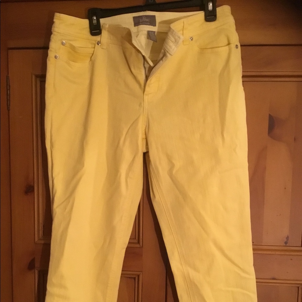 Chico’s ladies crop cuffed jeans/pants size 2.5/14